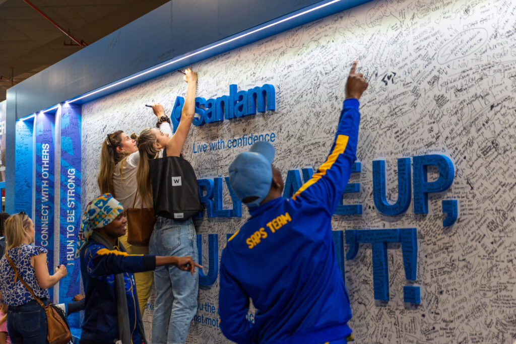 Making their mark at the SCTM Expo Photo: Johann Minnaar